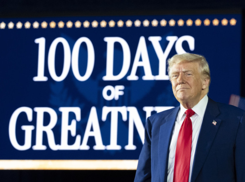 Трамп обиљежио првих 100 дана свог другог мандата