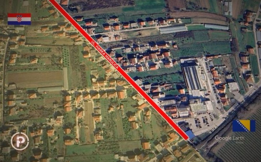 Problemi stanovnika ulice koja je i granica HR i BiH