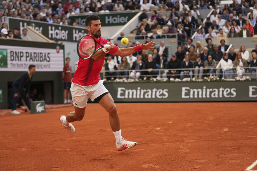 Nole zadržao peto mjesto na ATP listi, Siner i dalje prvi