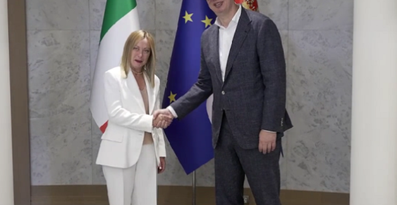 Vučić se sastao sa Meloni: "Zahvalio sam se na podršci"
