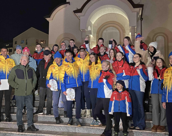 Svečani doček u Palama za učesnike ZOI u Italiji