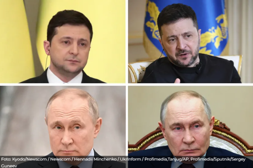 Četiri godine rata promijenile Putina i Zelenskog