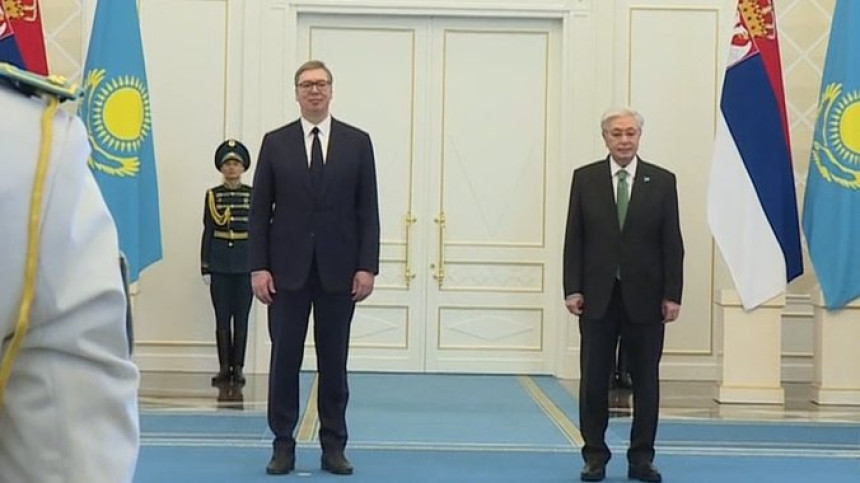 Највише одликовање Казахстана за предсједника Србије