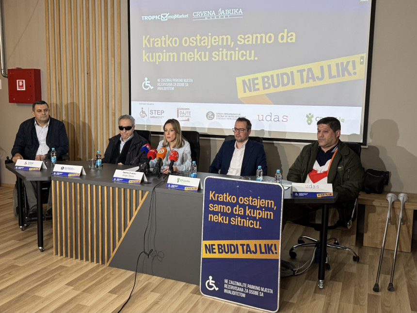Tropic Maloprodaja i udruženja osoba sa invaliditetom pokreću prvu veliku kampanju u retail sektoru u BiH za zaštitu parking mjesta
