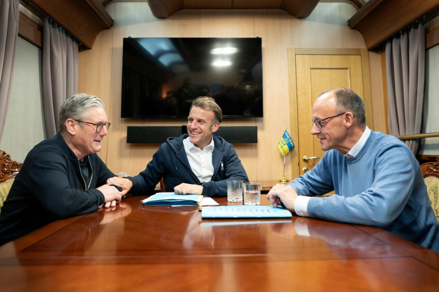 Огласили се заједно лидери Британије, Француске и Њемачке