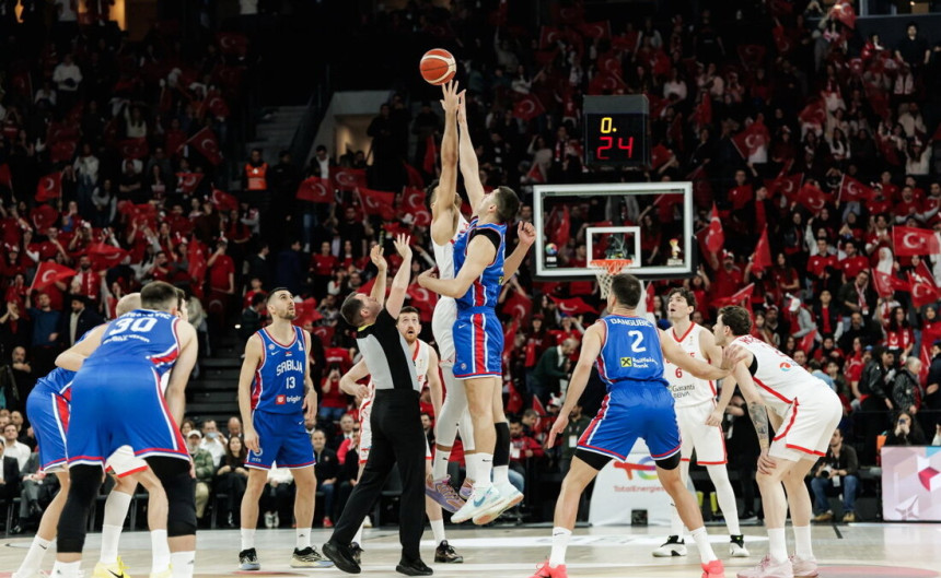 Кошаркаши Србије поражени од Турске у мечу квалификација за пласман на СП 2027.