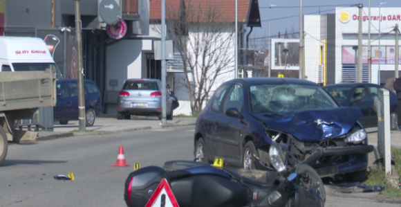 Судар на раскрсници у Бијељини, једна особа повријеђена