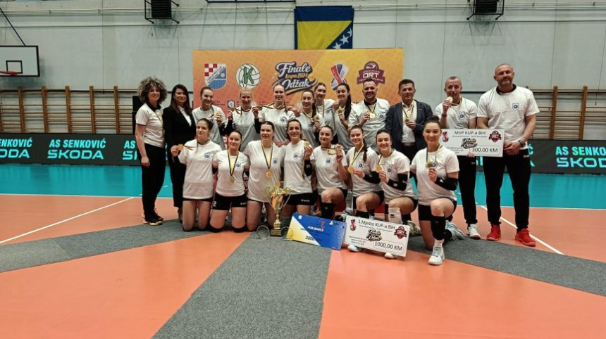 Одбојкашице Гацка четврти пут освојиле Куп БиХ