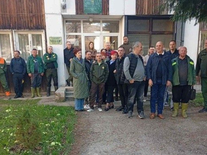 Štrajk upozorenja šumara u Kotor Varošu, nema plata