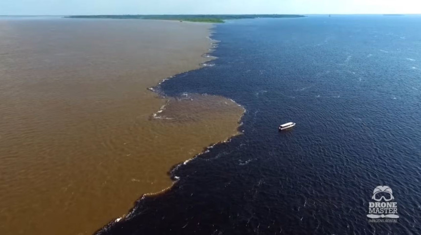 Ovo su dvije rijeke koje se susreću, ali se ne miješaju