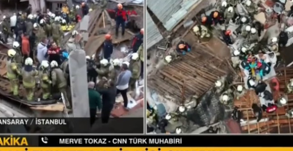 Срушиле се двије зграде у Истанбулу: У току спашавање