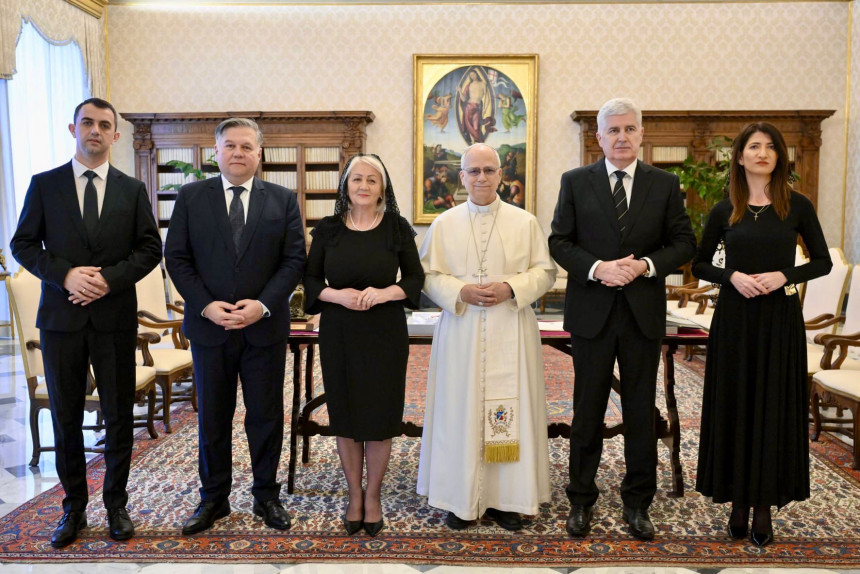 Кришто и Човић код папе: Позвали га да посјети БиХ и Мостар