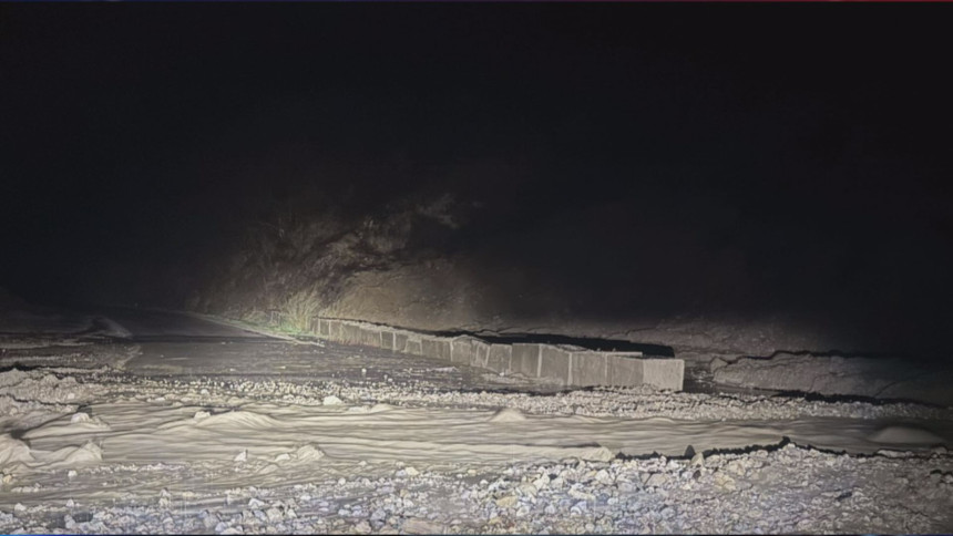 Због снијега на појединим путевима саобраћај у прекиду