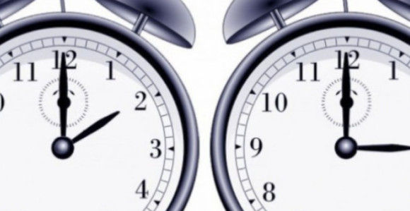 Казаљке на сату помјерене један час унапријед