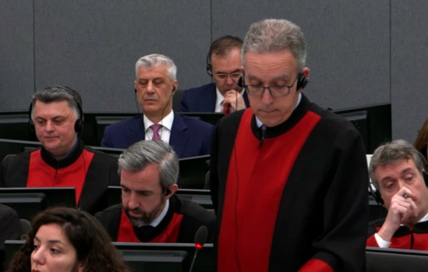 Produžen pritvor Tačiju u Hagu za ometanje pravde