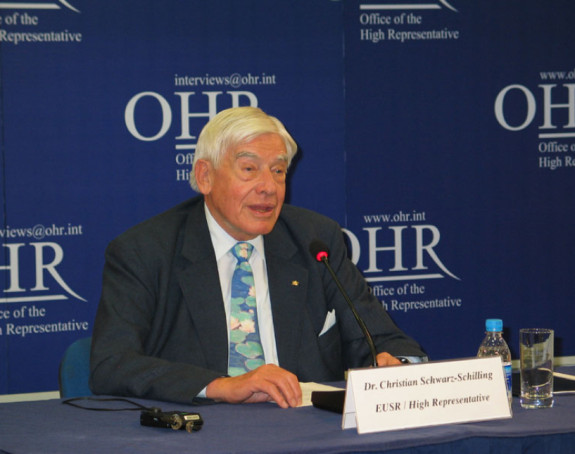 Преминуо бивши високи представник у БиХ Кристијан Шварц-Шилинг