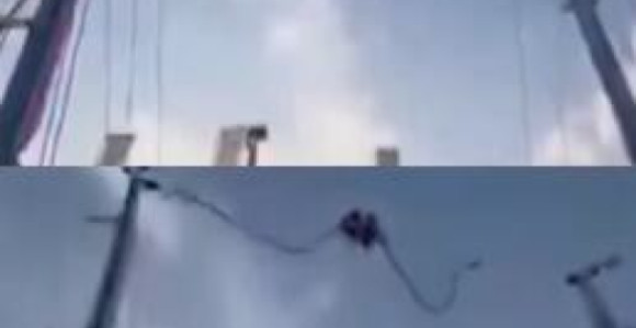 Пакао на вашару: Откачила се сајла на висини од 90 метара