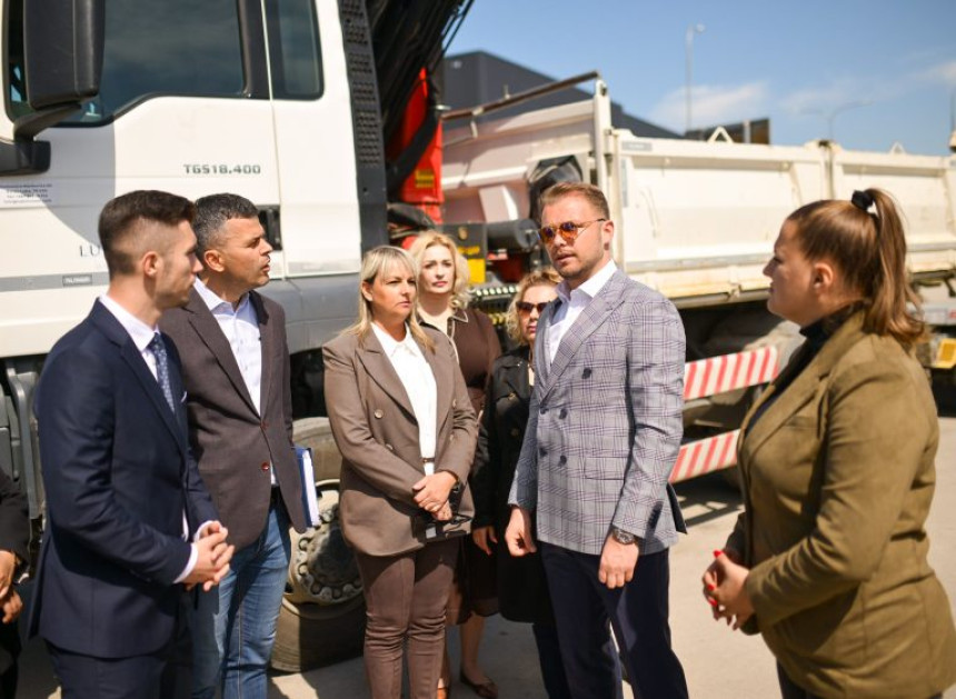 Gradonačelnik obišao radove na izgradnji vodovoda "Tunjice 1 i 2"