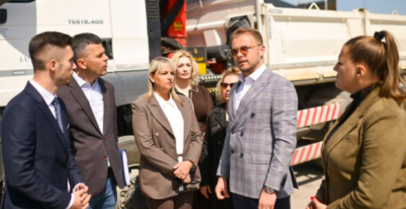 Gradonačelnik obišao radove na izgradnji vodovoda "Tunjice 1 i 2"