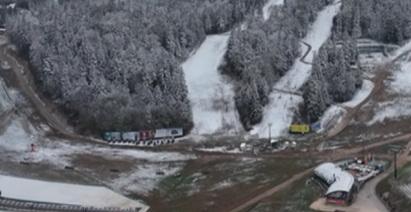 Пад температуре донио првомајски снијег на Бјелашницу