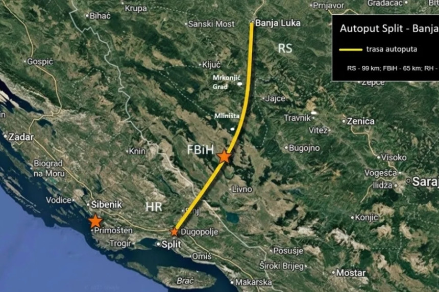 Auto-put Banjaluka – Mliništa ruši više od 100 objekata