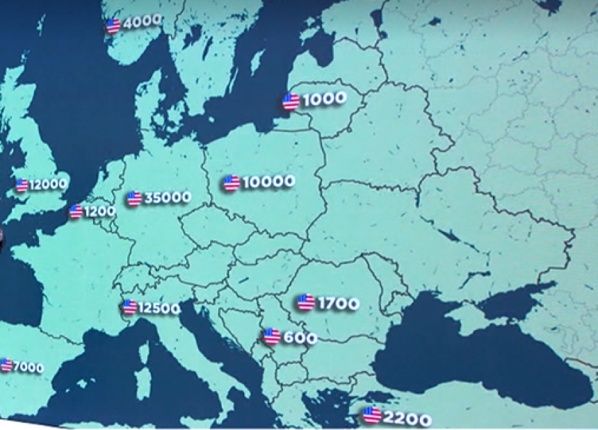 Гдје се налазе најважније америчке базе у Европи?