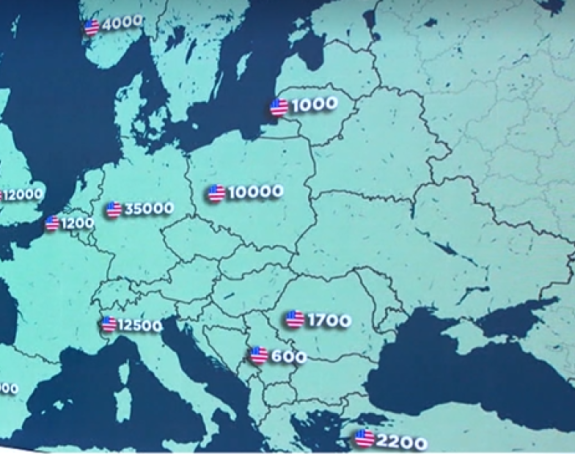 Гдје се налазе најважније америчке базе у Европи?