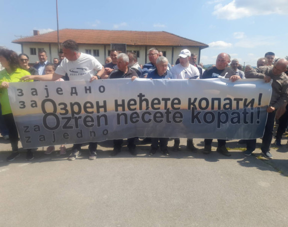 Мјештани Озрена: Нећемо истраживања ни рударење! (ФОТО)