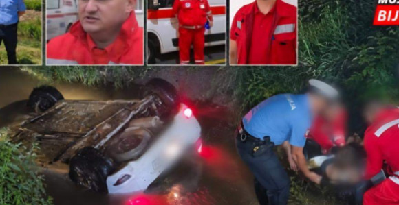 Brzom intervencijom policajaca i ljekara spašena žena