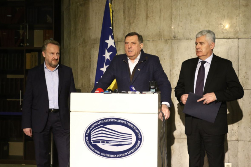 Dodik, Čović i Bakir spremaju sporazum o zaštiti mira i odbrani od pljačke!?