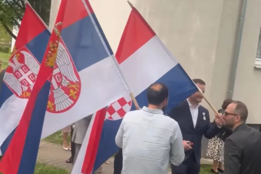Svadba Hrvatice i Srbina postala hit na mrežama (VIDEO)