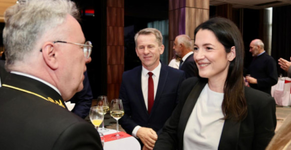 Јелена Тривић на пријему код руског амбасадора