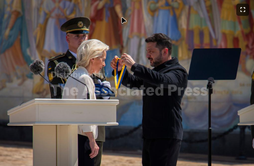 Zelenski uručio ukrajinski Orden Evrope Ursuli fon der Lajen