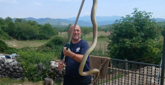 Trebinjac Mišo Pamučina ulovio zvijer dužu od dva metra
