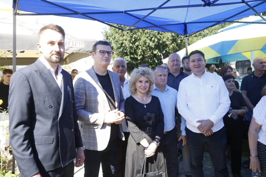 Božović na slavi Hrama Svetog proroka Ilije u Janji