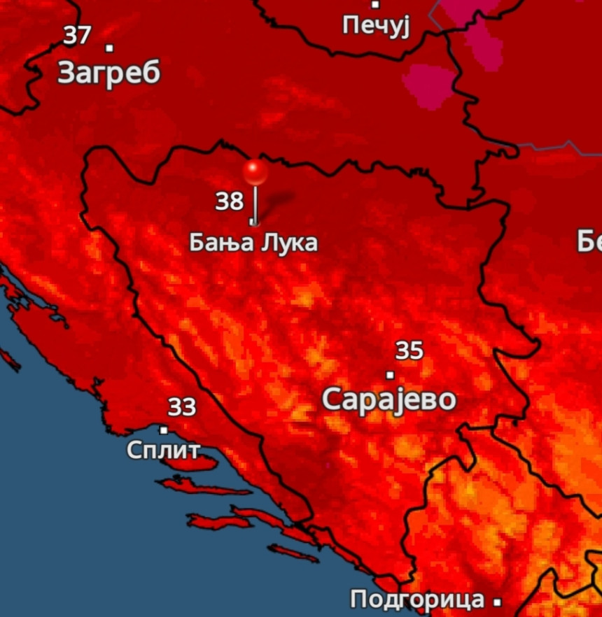 Novi toplotni talas od nedelje, očekuje nas oko 40 stepeni