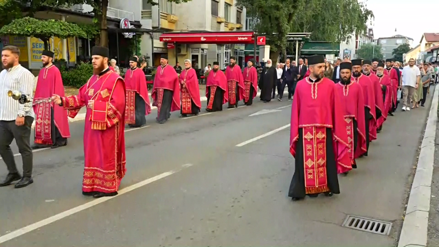 Пантелинска литија поводом крсне славе града Бијељина