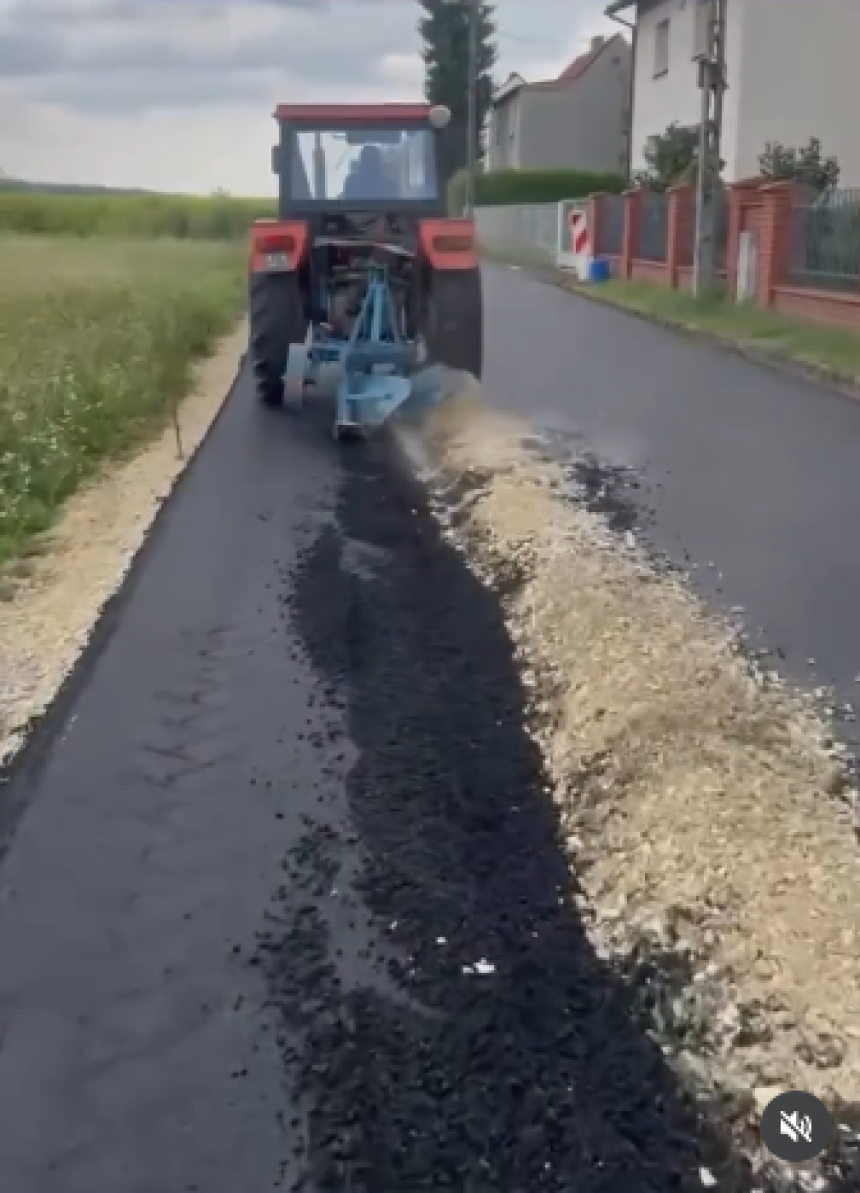 У Пољској ухапшен пољопривредник који је орао асфалт (ВИДЕО)
