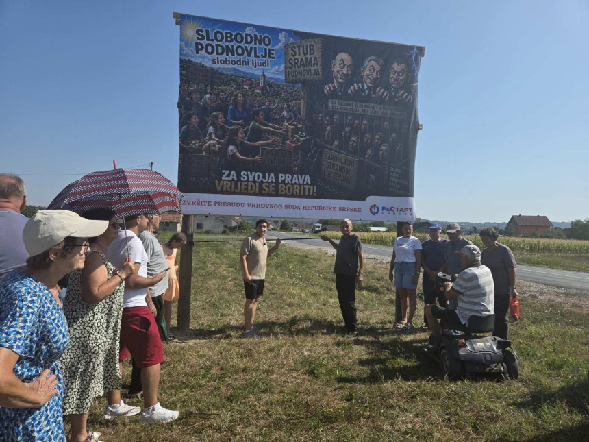 Билборди у Подновљу: Игнорисање одлука Врховног суда!