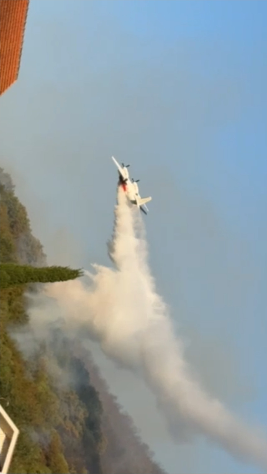 Пожар у Црној Гори: Куће одбрањене, стигао авион МУП-а
