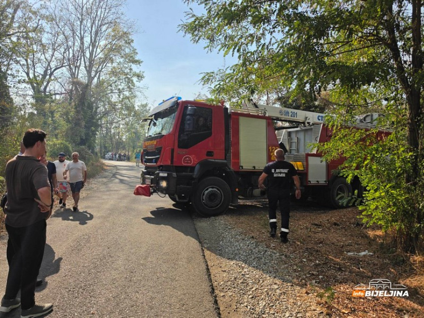 Пожар у Амајлијама: Велика је површина, цијелу ноћ остајемо овдје 