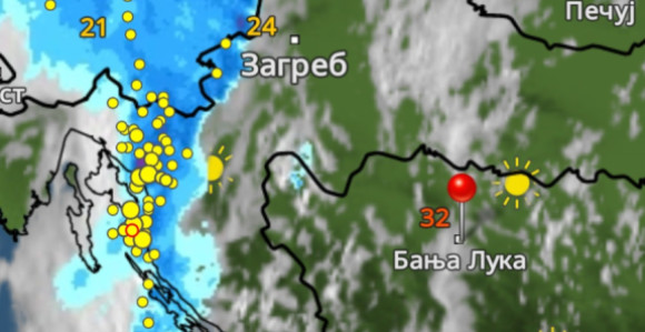 Nevrijeme juri ka Sloveniji i Hrvatskoj: Italija na udaru oluja