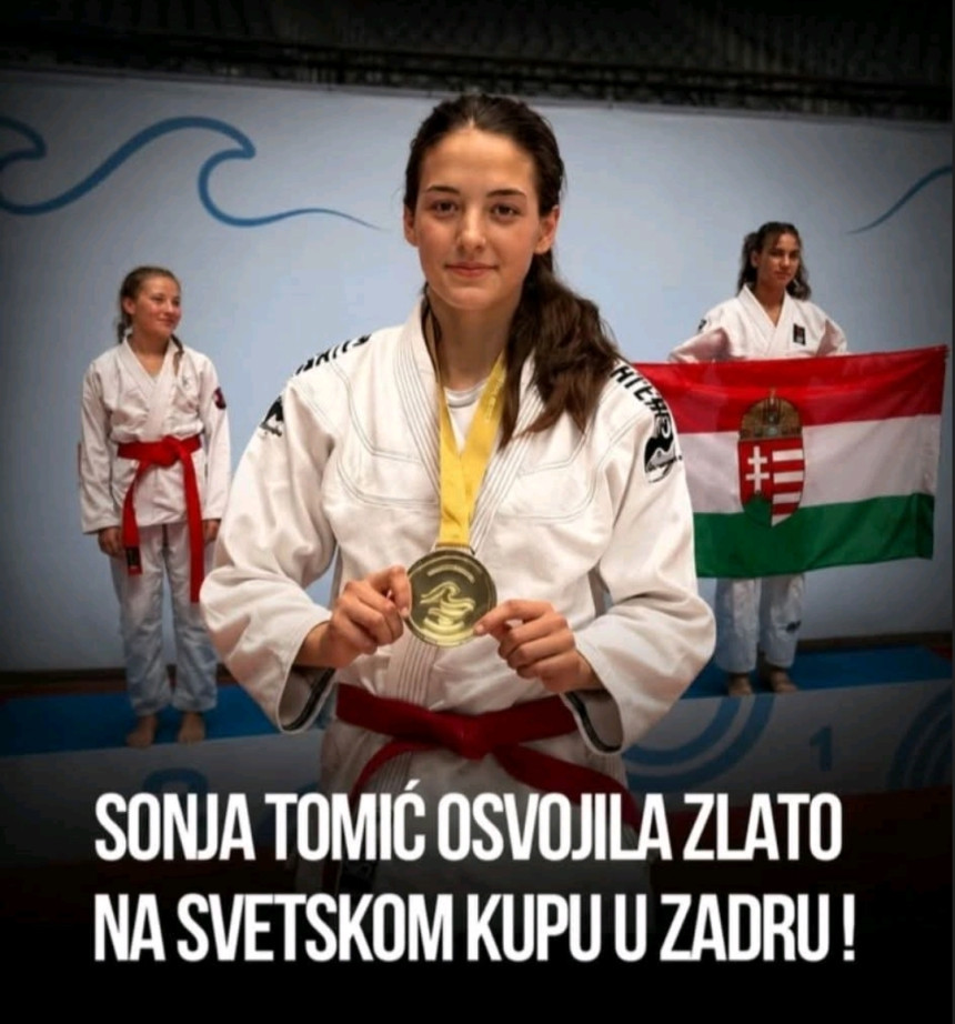 Sonja Tomić osvojila zlato na Svjetskom kupu u Zadru