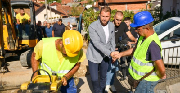 У току изградња водовода у Карађорђевој улици