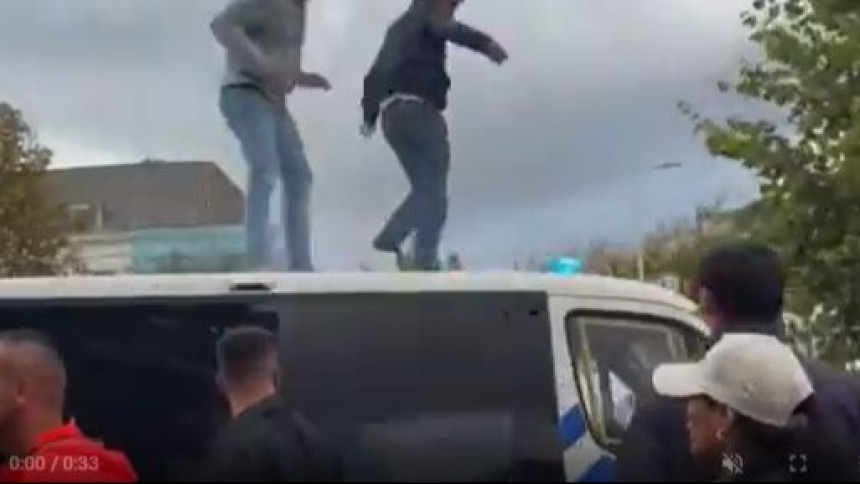 Albanci se sukobili sa policijom Holandije