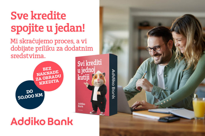 Addiko sada proces zatvaranja kredita čini jednostavnijim