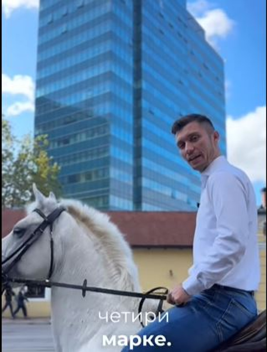 Kresojević na konju došao pred Vladu: Gorivo je preskupo!