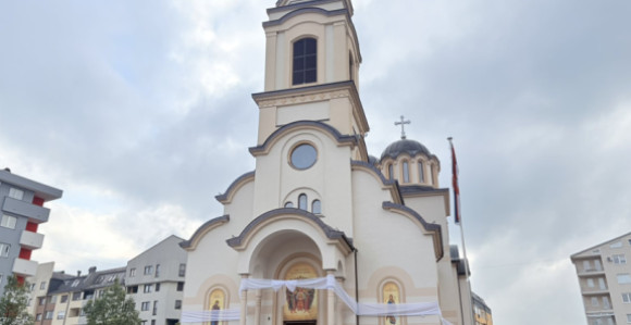 Patrijarh Porfirije u Palama osveštao Saborni hram