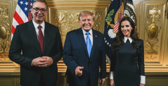 Тамара Вучић објавила фотографију са Трампом и Вучићем