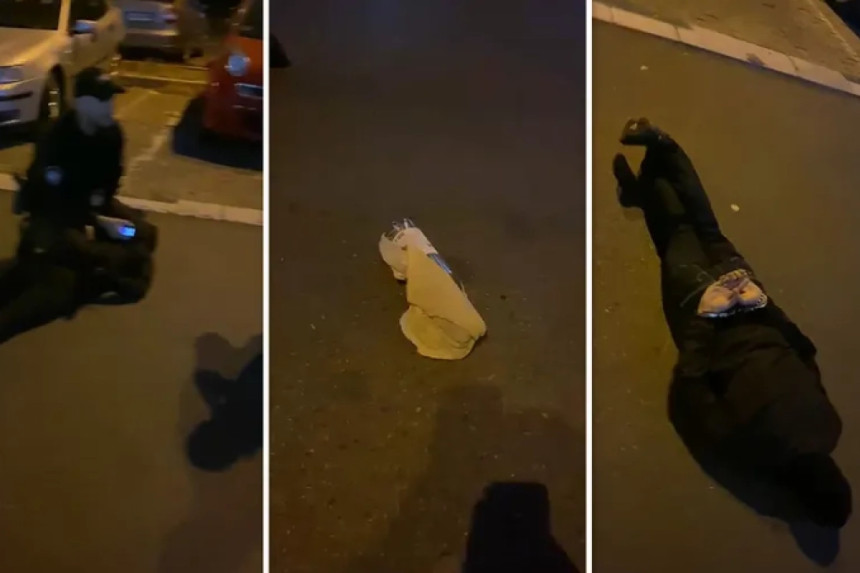Maskirani pokušali zapaliti lokal u Beogradu, uhapšeni su (video)